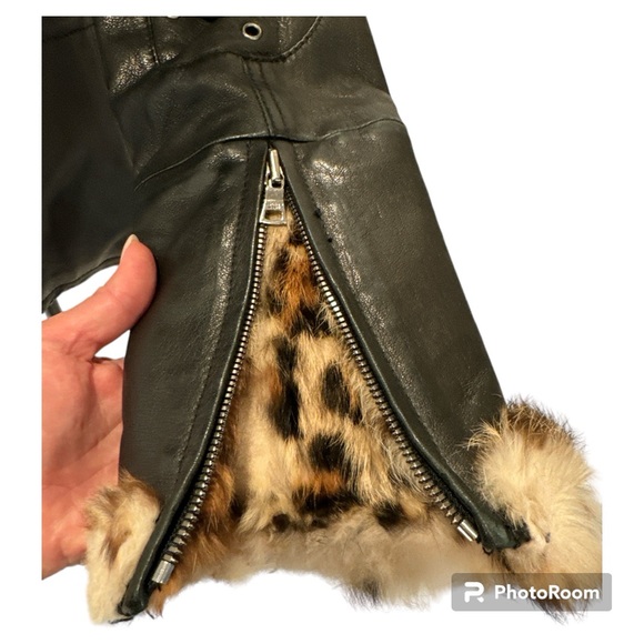 Andrew Marc Leather Jacket sz M - Picture 4 of 9